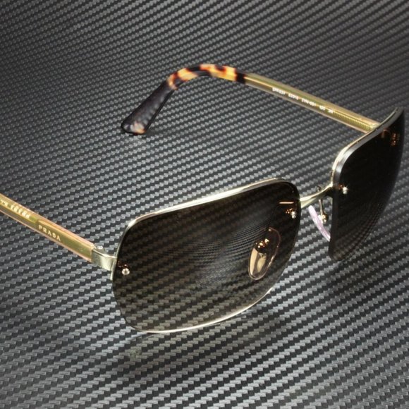 Prada Women's Light Gold Brown Gradient Sunglasses - Picture 3 of 4